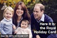 Here It Is: the Royal Holiday Card