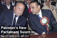 Pakistan's New Parliament Sworn In
