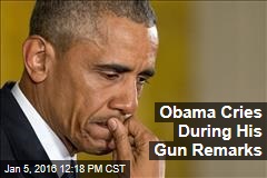 Obama Cries During His Gun Remarks