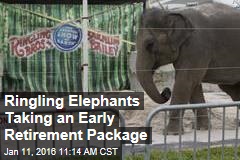 Ringling Elephants Taking an Early Retirement Package