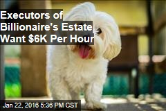 Executors of Billionaire&#39;s Estate Want $6K Per Hour
