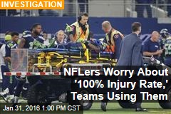 NFLers Worry About &#39;100% Injury Rate,&#39; Teams Using Them