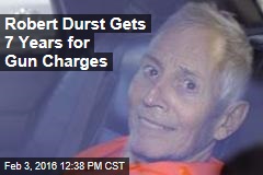 Robert Durst Gets 7 Years for Gun Charges