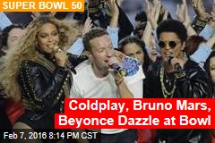 Coldplay, Bruno Mars, Beyonce Dazzle at Bowl
