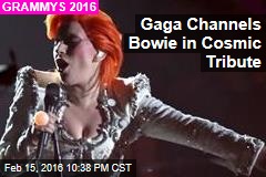 Gaga Channels Bowie in Cosmic Tribute