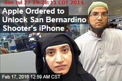 Apple Ordered to Unlock San Bernardino Shooter&#39;s iPhone