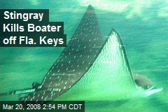Stingray Kills Boater off Fla. Keys