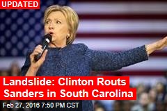 Clinton Wins Easily in South Carolina