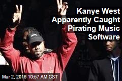 Kanye West Apparently Caught Pirating Music Software