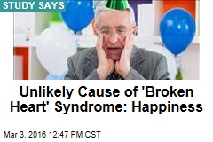 Unlikely Cause of &#39;Broken Heart&#39; Syndrome: Happiness