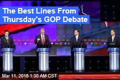 The Best Line&#39;s From Thursday&#39;s GOP Debate