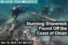 Stunning Shipwreck Found Off the Coast of Oman