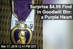 Surprise $4.99 Find in Goodwill Bin: a Purple Heart