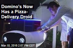 Domino&#39;s Now Has a Pizza- Delivery Droid