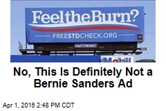 No, This Is Definitely Not a Bernie Sanders Ad