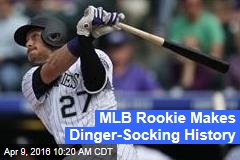 MLB Rookie Makes Dinger-Socking History