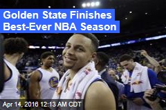 Golden State Finishes Best-Ever NBA Season