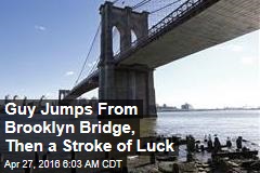 Guy Jumps From Brooklyn Bridge, Lives