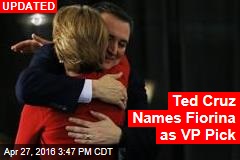 Ted Cruz Naming Fiorina as VP Pick: Sources
