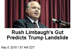 Rush Limbaugh&#39;s Gut Predicts Trump Landslide