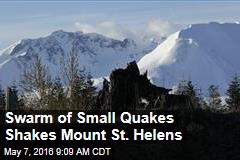 Swarm of Small Quakes Shakes Mount St. Helens