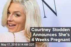Courtney Stodden Announces She&#39;s 4 Weeks Pregnant
