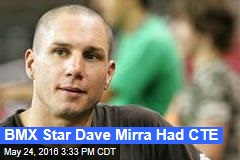 BMX Star Dave Mirra Had CTE