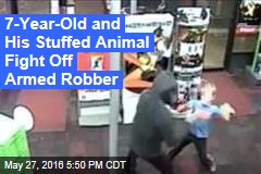 7-Year-Old and His Stuffed Animal Fight Off Armed Robber
