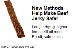 New Methods Help Make Beef Jerky Safer
