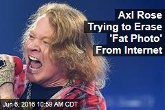 Axl Rose Trying to Erase &#39;Fat Photo&#39; From Internet