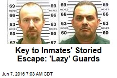 Key to Inmates&#39; Storied Escape: &#39;Lazy&#39; Guards