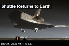 Shuttle Returns to Earth