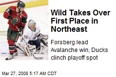 Wild Takes Over First Place in Northeast
