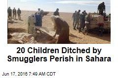 20 Children Ditched by Smugglers Perish in Sahara