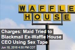Charges: Maid Tried to Blackmail Ex-Waffle House CEO Using Sex Tape