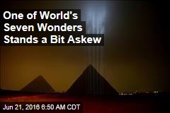 One of World&#39;s Seven Wonders Stands a Bit Askew