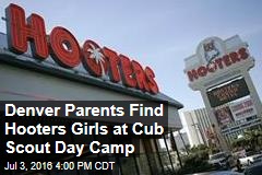 Denver Parents Find Hooters Girls at Cub Scout Day Camp