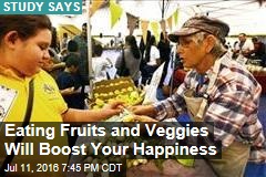 Eating Fruits and Veggies Will Boost Your Happiness
