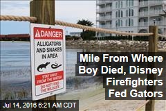 A Mile From Where Boy Died, Disney Staff Were Feeding Gators