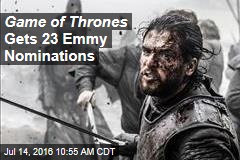 Game of Thrones Gets 23 Emmy Nominations