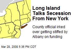 Long Island Talks Secession From New York