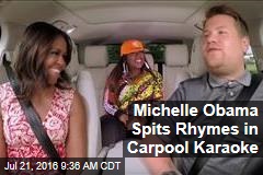 Michelle Obama Spits Rhymes in Carpool Karaoke