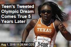 Teen&#39;s Tweeted Olympic Dream Comes True 5 Years Later