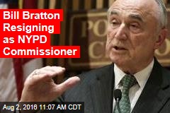 Bill Bratton Resigning as NYPD Commissioner