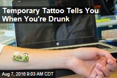 Temporary Tattoo Tells You When You&#39;ve Drank Too Much