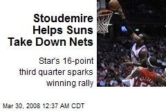 Stoudemire Helps Suns Take Down Nets