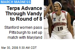 Terps Advance Through Vandy to Round of 8
