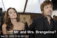 Mr. and Mrs. Brangelina?