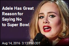 Adele Has Great Reason for Saying No to Super Bowl