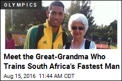 Meet the Great-Grandma Who Trains South Africa&#39;s Fastest Man